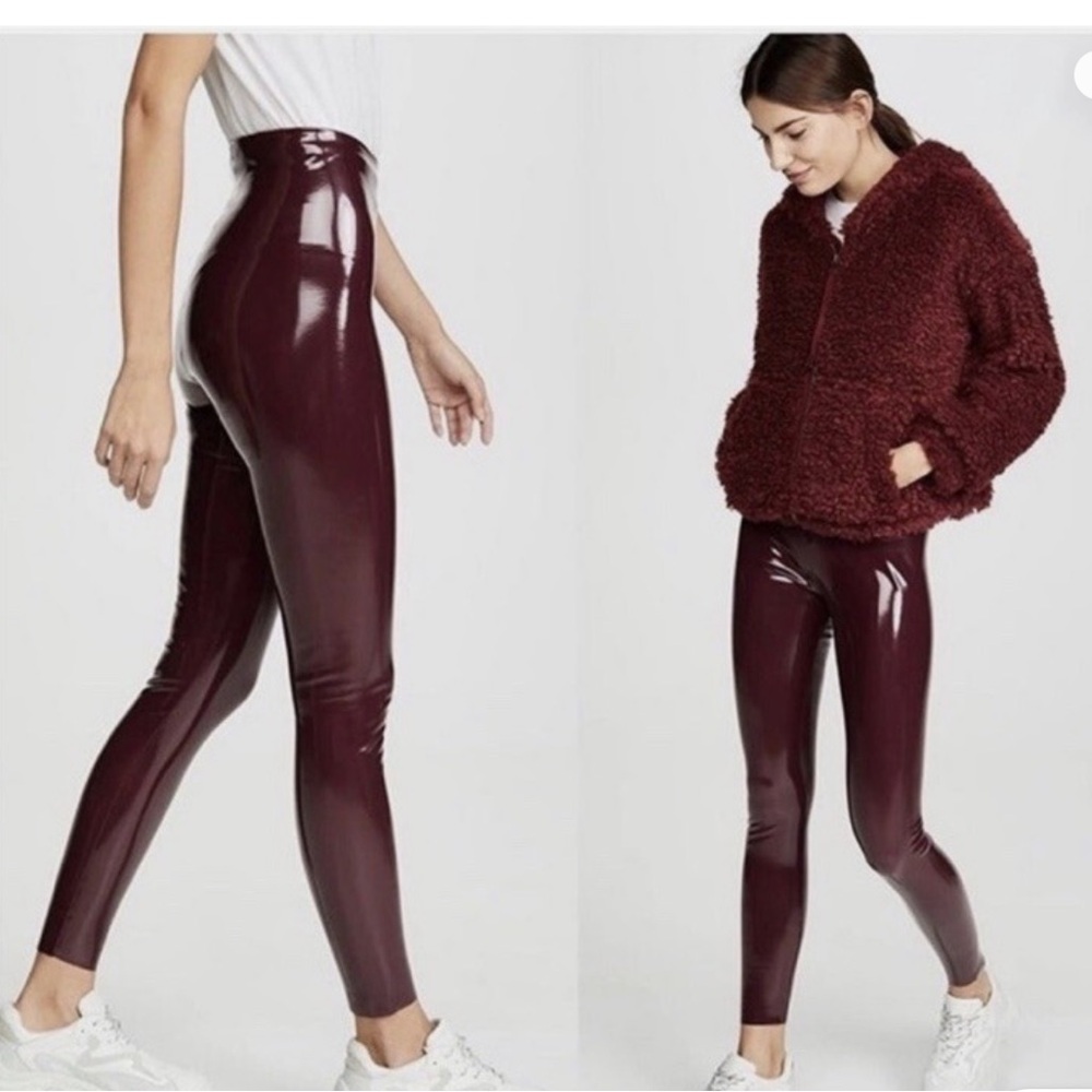 Commando High-Shine Maroon Leggings
